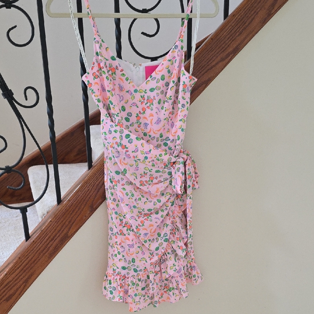 Lilly Pulitzer Pink Floral Mini Dress